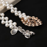 Women's Pearl Belt Dress Decoration Waist Chain Dress Decor