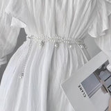 Women's Pearl Belt Waist Chain Pendant Wedding Decoration Chain