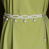 Women's Pearl Belt Waist Chain Pendant Wedding Decoration Chain