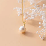 Pearl Choker Necklace 925 Sterling Silver Jewelry Girlfriend Gift