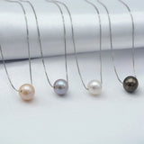 Freshwater Pearl Pendant 925 Sterling Silver Necklace Girls Gift