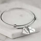 Custom Name Bracelet for Her, Stainless Steel