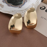 Geometric Retro Punk Drop Earrings for Women
