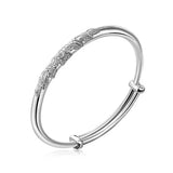 Women's Carved Star Silver Bracelet Ethnic Style 999 Bracelet Jewelry