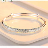 Women's Carved Star Silver Bracelet Ethnic Style 999 Bracelet Jewelry