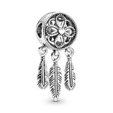 Women's S925 Love Dream Catcher Snake Bracelet Set