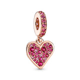 Women's S925 Pav? Beads Bracelet Set Sweet Romantic