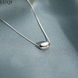 S925 Silver Small Bean Necklace