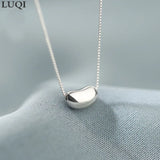 S925 Silver Small Bean Necklace