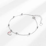 Women's S925 Sterling Silver Enamel Bracelet Couple Gift