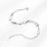 S925 Sterling Silver Star Beads Braided Bracelet
