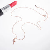 S925 Girl Magic Wand Necklace Fairy Star Diamond Sweet Clavicle Chain