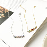 S925 Silver Bracelet Drop Shaped Zircon Jewelry Gift