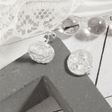 S925 Sterling Silver Stud Earrings Geometric Irregular Jewelry