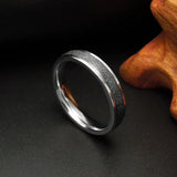 Women's Stainless Steel Wedding Engagement Ring Band