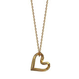925 Silver Heart Necklace Women's Collarbone Chains