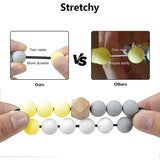 Women's Silicone Beaded Car Ring Bracelet Wristband