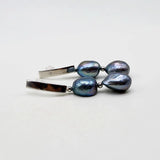 Baroque Pearl Stud Earrings Long Boho Pearl Earrings