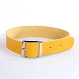 Women's PU Leather Necklace Collar Square Buckle Punk Gothic Necklace