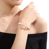 Women's Mixed Bracelet Freshwater Pearl Charm Party Jewelry