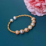 Women's Mixed Bracelet Freshwater Pearl Charm Party Jewelry