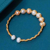 Women's Mixed Bracelet Freshwater Pearl Charm Party Jewelry