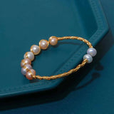 Women's Mixed Bracelet Freshwater Pearl Charm Party Jewelry