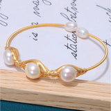 Freshwater Pearl Bracelet Girl Charm Party Jewelry
