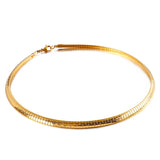 Women's Steel Flat Snake Chain Necklace