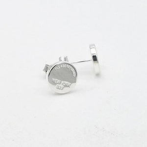 Women's Classic Round Letter Earrings