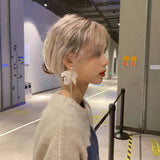 Summer Lace Bow Pearl Tassel Earrings Women Jewelry