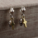 925 Sterling Silver Retro Skull Stud Earrings