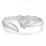 Vintage 925 Sterling Silver Fox Bracelet Jewelry Gift