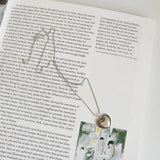 Vintage 925 Sterling Silver Heart Pendant Necklace Beads Chain