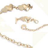 Silver Heart Waist Chain Belt for Dress Fringes