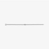 925 Sterling Silver Rose Beads Bracelet for Women