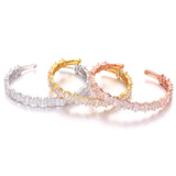 Women's T Square Zirconia Bracelet