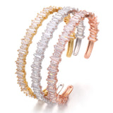 Women's T Square Zirconia Bracelet