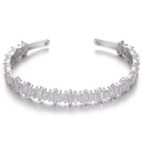 Women's T Square Zirconia Bracelet