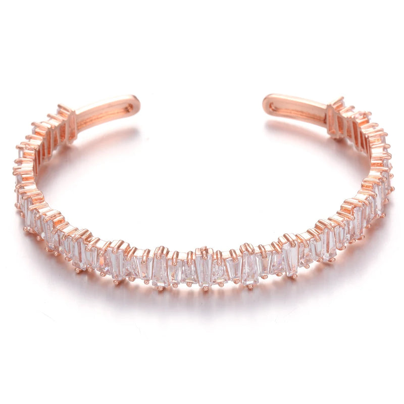Women's T Square Zirconia Bracelet