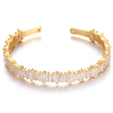 Women's T Square Zirconia Bracelet
