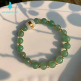 Green Dongling Jade Women's Bracelet Natural Stone Jewelry