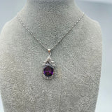 RED Zircon Pendant Necklace for Women