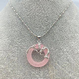 Purple Zircon Pendant Necklace for Women