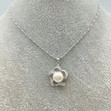 Sunflower Pearl Pendant Necklace for Women