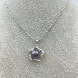 Sunflower Pearl Pendant Necklace for Women