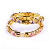 Crystal Flower Cloisonne Bracelet for Women