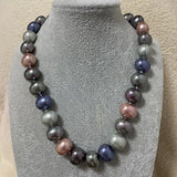 Egg Shell Pearl Necklace 18 inches