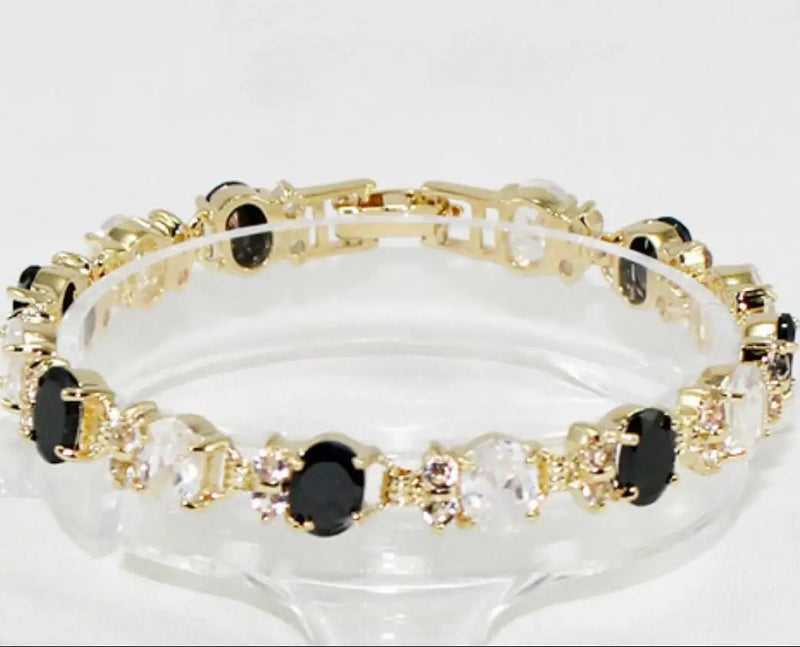 Women's Zircon Bracelet - Egg Shaped Plated
