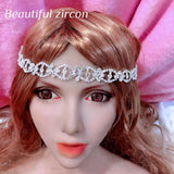 Rhinestone Crystal Forehead Chain Elastic Hair Band Party Accessory
